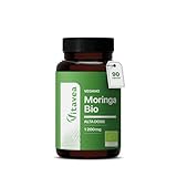 Moringa BIO 1200 mg – 90 cápsulas veganas – Extracto de Moringa Oleifera ecológico – Superalimento con vitaminas, minerales y antioxidantes – 30 días – Vitavea
