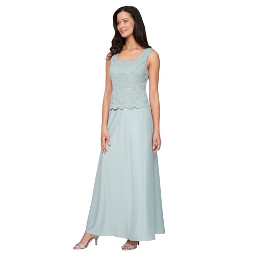 Image of Alex Evenings Womens Two Piece Mother of The Bride Dress with Lace Jacket