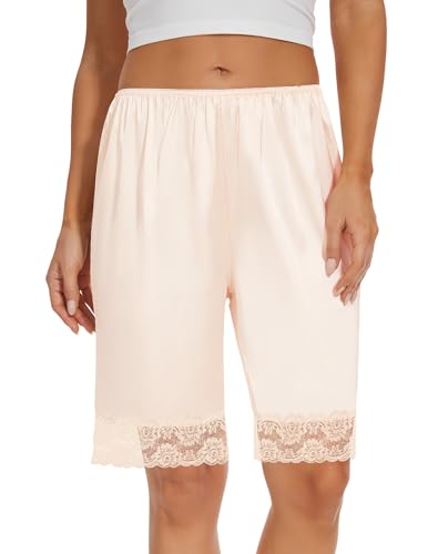 Image of MANCYFIT Pettipants for Women Under Dress, Long Culotte Slip