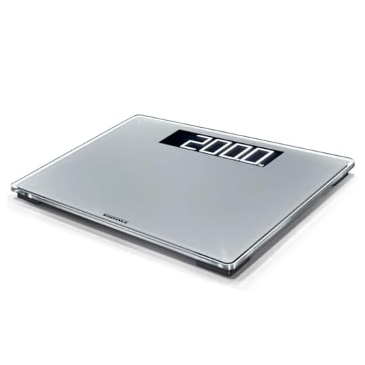 Soehnle Style Sense Comfort Digitale weegschaal voor 600 personen, met draagkracht tot 200 kg, weegschaal met extra groot lcd-display, personenweegschaal voor een veilige stand