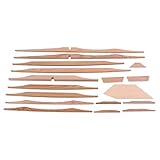 LRXIYODE 17個点 西トカ スプルース ブレース 木材キット アコース ギ