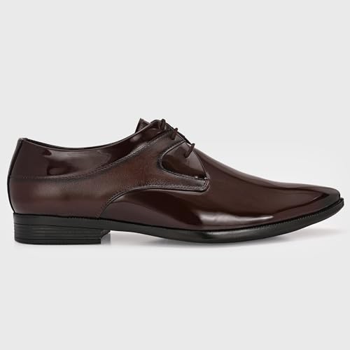 Image of Centrino Men's Formal Lace-Up Shoes | Soft & Comfortable Formal Shoe| Stylish-Looking Footwear (9358)