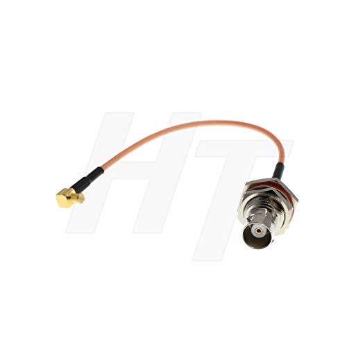 Cable adaptador MCX macho a BNC coax RG316 de 50 Ohm con conectores chapados en oro
