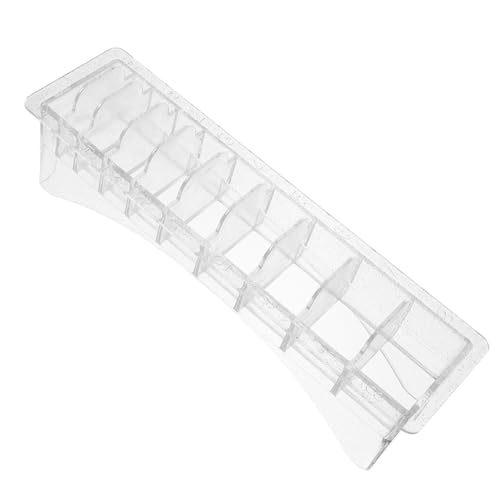 Healeved 10grids Hair Clipper Guards Combs Storage Box Clipper Guard Holder Slots