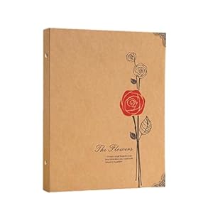 Machtigings Briefmarkenalbum Blumenmotiv 10 Seiten