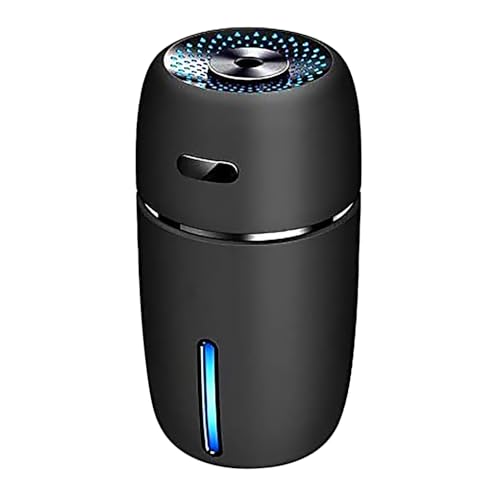 KIXZSAZ Humidificador de aire USB, difusor de coche, rociador de niebla de agua de aceite esencial automático, purificador de acondicionador eléctrico para Hotel en casa, Negro