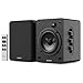 MAJORITY Bookshelf Bluetooth Speakers | Wireless Active Speakers Pair | Hi-Fi, 2.0 sound | Desktop, Monitor & PC | 60W, HD Sound, HDMI ARC, Optical, AUX & USB Playback, Remote Included D50X BLACK