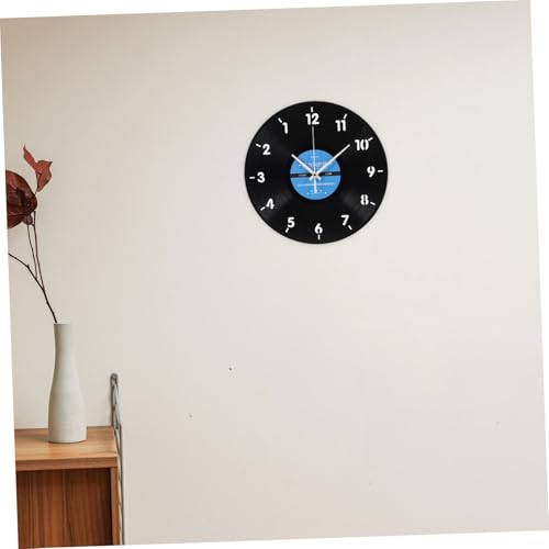 Horloge murale vinyle inversée design créatif Toyvian calme - 6