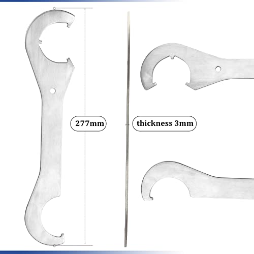 MATINA Bottom Bracket Tool, Bike Bottom Bracket Wrench, Bike Bottom Bracket Removal Tool, Double Sided Bottom Bracket Lock Wrench for Bicycle