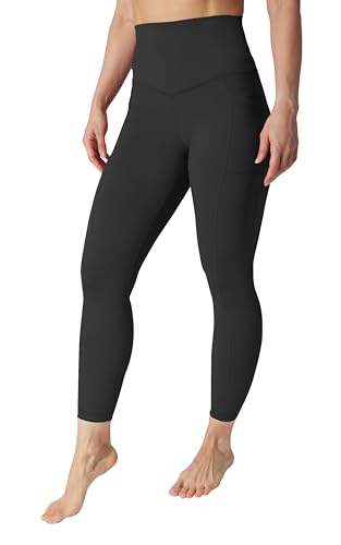 90 Degree By Reflex Squat Proof Elastic Free Super High Waisted Tummy Control Ankle Leggings with Pockets2