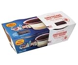 postres reina mercadona  CHEESECAKE - TARTA DE QUESO, FRESA Y GALLETA, AL ESTILO AMERICANO POSTRES DEL MUNDO REINA PACK 2 X 1, 90 GR. C/U