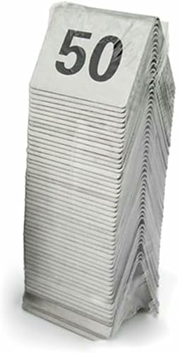 Letreros para mesas que evitan pérdidas de comanda en acero inoxidable resistente 7
