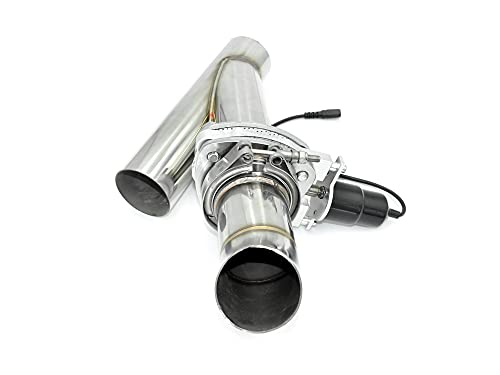 Klappenauspuff 76 mm Auspuffklappe Elektrisch Edelstahl Klappen Klappensteuerung Auspuff Exhaust Cut Out Abgasklappe Komplettset