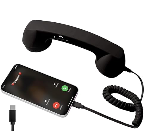 Parishop �X�}�z ��b�� iPhone iPad �p �g�ѓd�b�p�w�b�h�Z�b�g�R���s���[�^�[ ��ɋ��߂� �A�C�t�H�� �A���h���C�h ���g�� �d�b�@ Type-C�Ή� �v���O �Ή� �L���d�b �����ː��@�\ �֗� (�u���b�N)