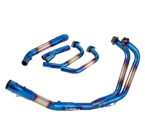 Silencieux de moto avec tube intermédiaire pour YZF R3 MT03
