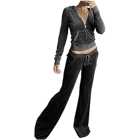Velvet 2 Piece Tracksuit Set for Women Cover