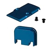 GOTICAL – Combo of 2 - RMR Cover Plate for Glock 17 19 26 Cut Slides with Gen 1-4 Rear Slide Cover Plate (Blue)