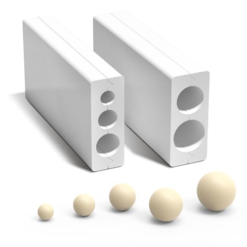 Polymer Clay Bead Roller- Round Polymer Clay Bead Roller, Bead Roller Clay,Polymer Clay Bead Maker for 6mm 8mm 10mm 12mm 14mm Diameter Bead Roller Clay Tool- 2Pcsk