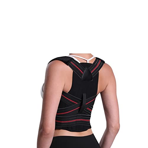 Corrector de Espalda Corrector de Postura Ajustable Soporte de Espalda Soporte de Espalda para Hombros Corrección de Postura Corrector de Postura de Columna Cinta fijadora postural Salud y relajaci