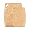 Classic Series Cutting Boards 2 piece set Natural Wood Fiber Composite Dishwasher Safe Eco Friendly Juice Grooves Non Porous Made in USA Medium 10x 13 Small 7 x 10