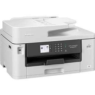 Brother MFCJ5340DWE Multifunzione Inkjet con Stampa A4 e A3 | Ecopro| Cassetto da 250 e ADF 50 fogli | Touchscreen 6.8 Cm | USB, LAN, WiFi |Colore Bianco | Cartucce incluse da 550 pag