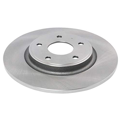 Image of TRQ Rear Brake Pad and Rotor Set Semi Metallic Rotors Compatible with 2012 Dodge Journey