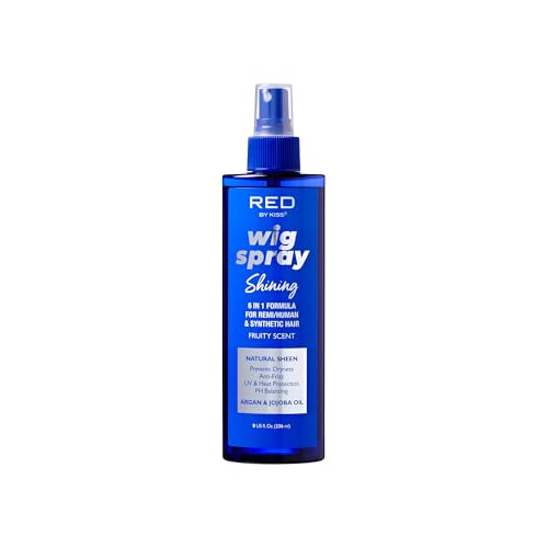 Red by Kiss Wig Spray, Extra Shine & Detangling...