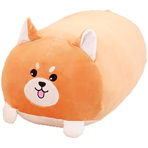 TONGSONG 24 Inch Long Plush Shiba Inu Stuffed Animal Shiba Inu Hugging Pillow Cuddly Shiba Inu Pillow Plushies Toy Home Decor Anime Gifts for Kids and Lovers in Birthday, Valentines Cover