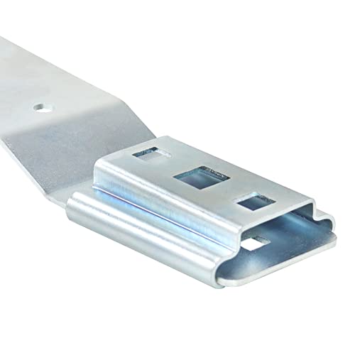 Nidaifei Slow Moving Vehicle Sign Mounting Bracket, Slow Moving Vehicle Sign Bracket Kit, Vehicle Sign Mounting Kit Includes 1 Tractor Bracket, 1 Street Sign Bracket, 4 Bolts And 4 Nuts #TOP5