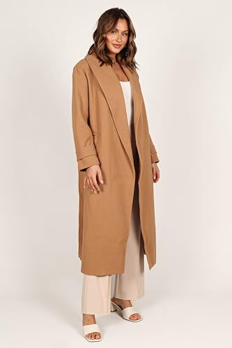 Petal & Pup Women's Emersyn Tie Front Coat4