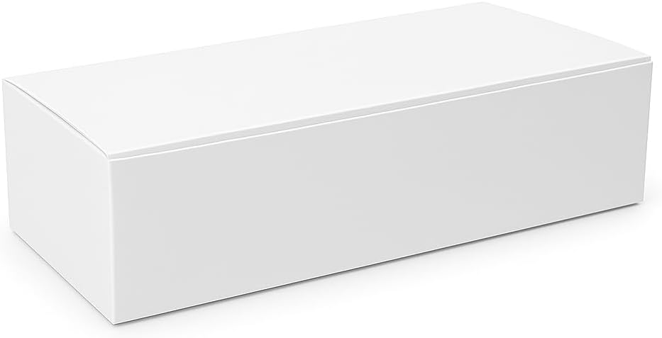 Auto-Popup Candy Box, White Paperboard, 1 lb Capacity, Rectangle, 7.25x3.375x1.875 Inches, 250 Count,