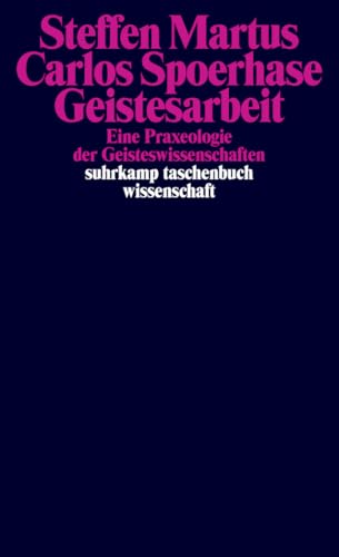 Geistesarbeit: Eine Praxeologie der Geisteswissenschaften (suhrkamp taschenbuch wissenschaft)