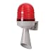 MW86T-R00-R-S3, Warning Light, 86mm, Ivory Standard Body, LED, Wall Mounting, Red Lens, Steady/Flashing/Rotating, 3 Sirens, 12-24VDC