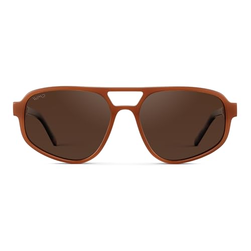 WMP Eyewear - Women’s Retro Double Bridge Aviator Sunglasses with Polarized Lenses, Lightweight Frame, & Full UV Protection2