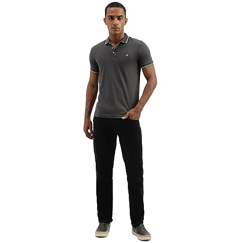Image of UNITED COLORS OF BENETTON Men's Solid Regular Fit T-Shirt