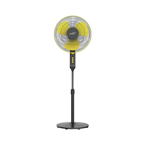 V-Guard Esfera STS Plus 2-in-1 Pedestal & Table Fan 400 mm | 1350 RPM High-Speed Motor | ~70 m³/min...