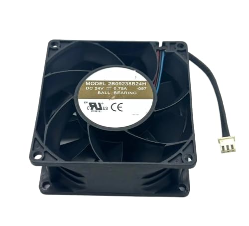Ventilateur pour serveur 2B09238B24H 057 DC 24V boitier informatique 92mm 9238