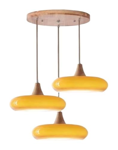 Lustre de salon pour &eacute;viter l'&eacute;blouissement avec suspension verre