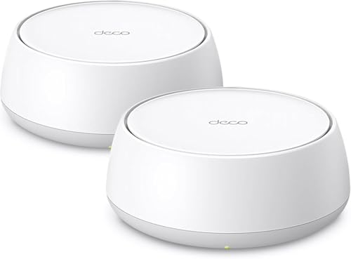 TP-Link Deco BE25(2-Pack) WiFi 7 Mesh BE3600 Bi-Bande, Port Ethernet 2,5G, Opération...