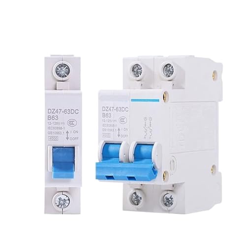 Disyuntor miniatura de bajo voltaje para sistemas solares y caravanas de 12V a 48V