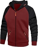 Material - Men's hoodies sweatshirt use good fabrics with thin fleece inside, more breathable, more warm, lightweight, durability, soft touch and comfortable to wear in all days. Feature - Men's hoodies sweatshirt features a patchwork design in styli...