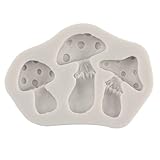 MYPRACS Mushroom Shaped Silicone Fondant Mould for Cupcake Topper Cake Decorating Candy Chocolate Gum Paste Polymer Clay Set of 4 - Image 7