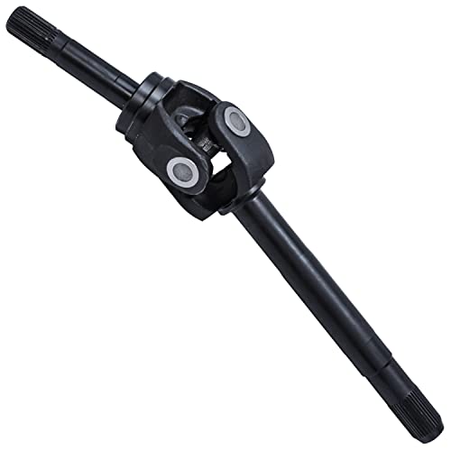 Image of Detroit Axle - 4WD Front U-Joint Axle Shafts for 1999-2004 Ford F-250 F-350 F-450 F-550 Super Duty 2000-2005 Excursion [Dana 60 Axle], U-Joint Axle Shafts Assembly Replacement
