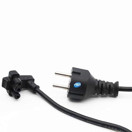 Câble d'alimentation PC portable PA-10 PA-12 SIMPLETEK Schuko vers CEE7/7 de 1m