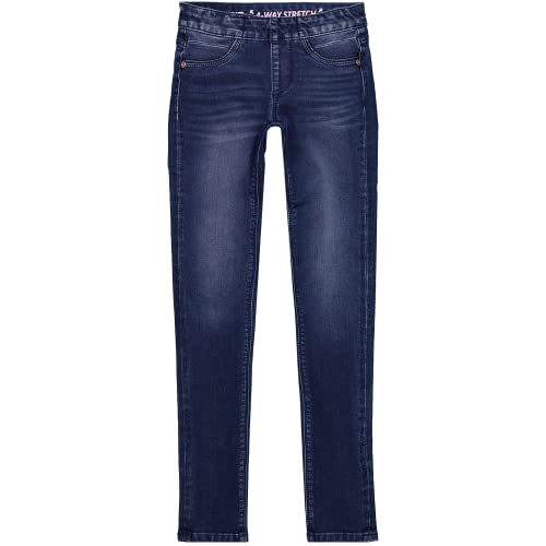 Vingino jeans fille pantalon en coton stretch bleu taille réglable