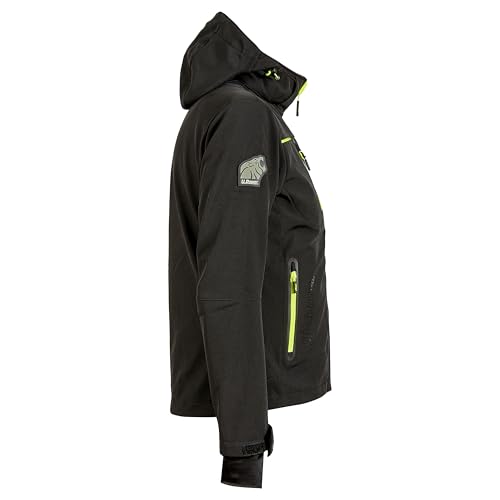 Veste Softshell de travail imperméable SPACE veste noire chaude et pluie - 3