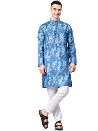 Image of Luxrio Kurta Set for Men Cotton Blend Kurta with Pyjama Set Ethnic Set