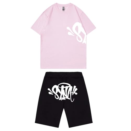 ウォーキング・ランニングウェア Synaworld T-shirt-pants set-white Syna World Tracksuit Summer Outfit Synaworld T-Shirt and