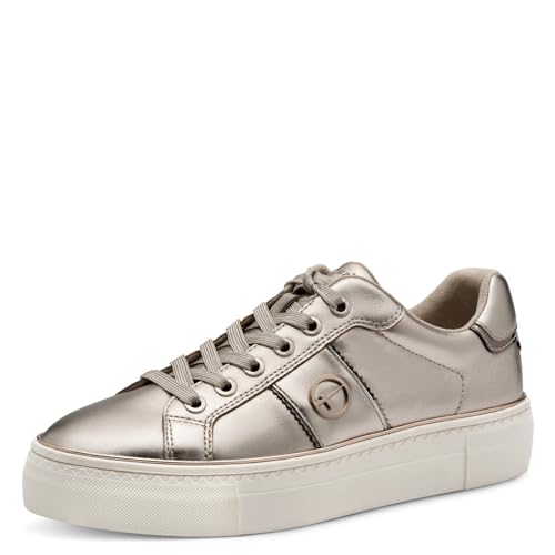 Tamaris Damen Schnürer metallic 40