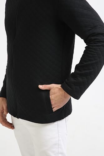 Image of fanideaz Mens Diamond Cut Puffer Jackets regular fit Bomber Jacket for Man|Stylish Winter Jackets Men| Fashionable and Comfortable Jacket for Men Stylish